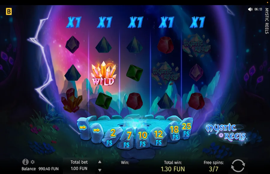 Mystic Reels Gameplay